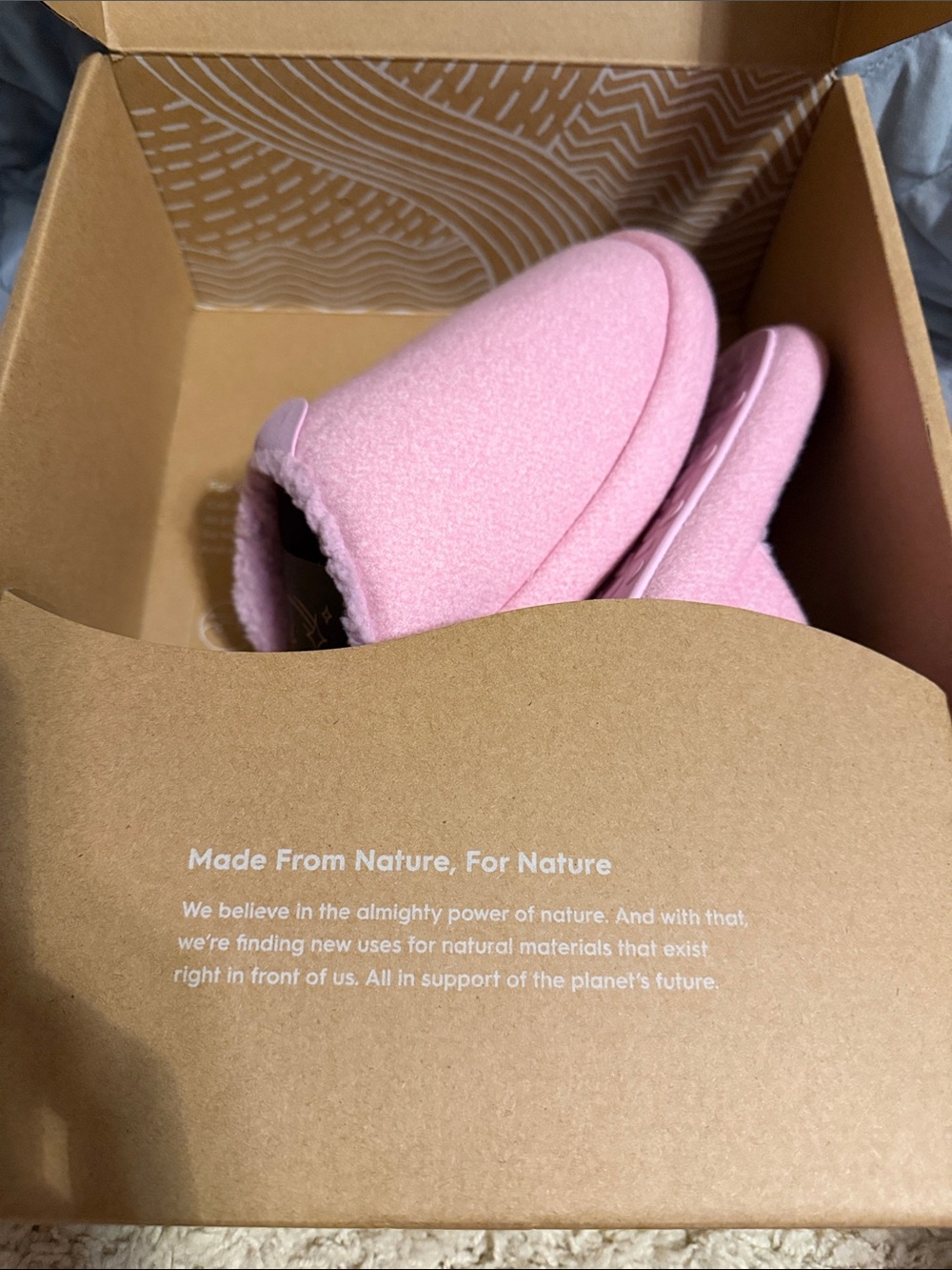 allbirds Pink Cozy Slip-On Women's Slippers